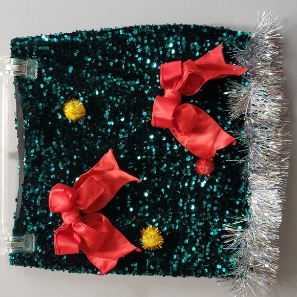 Love on a Hanger NWT Sequined Festive Holiday Skirt - Picture 1 of 8